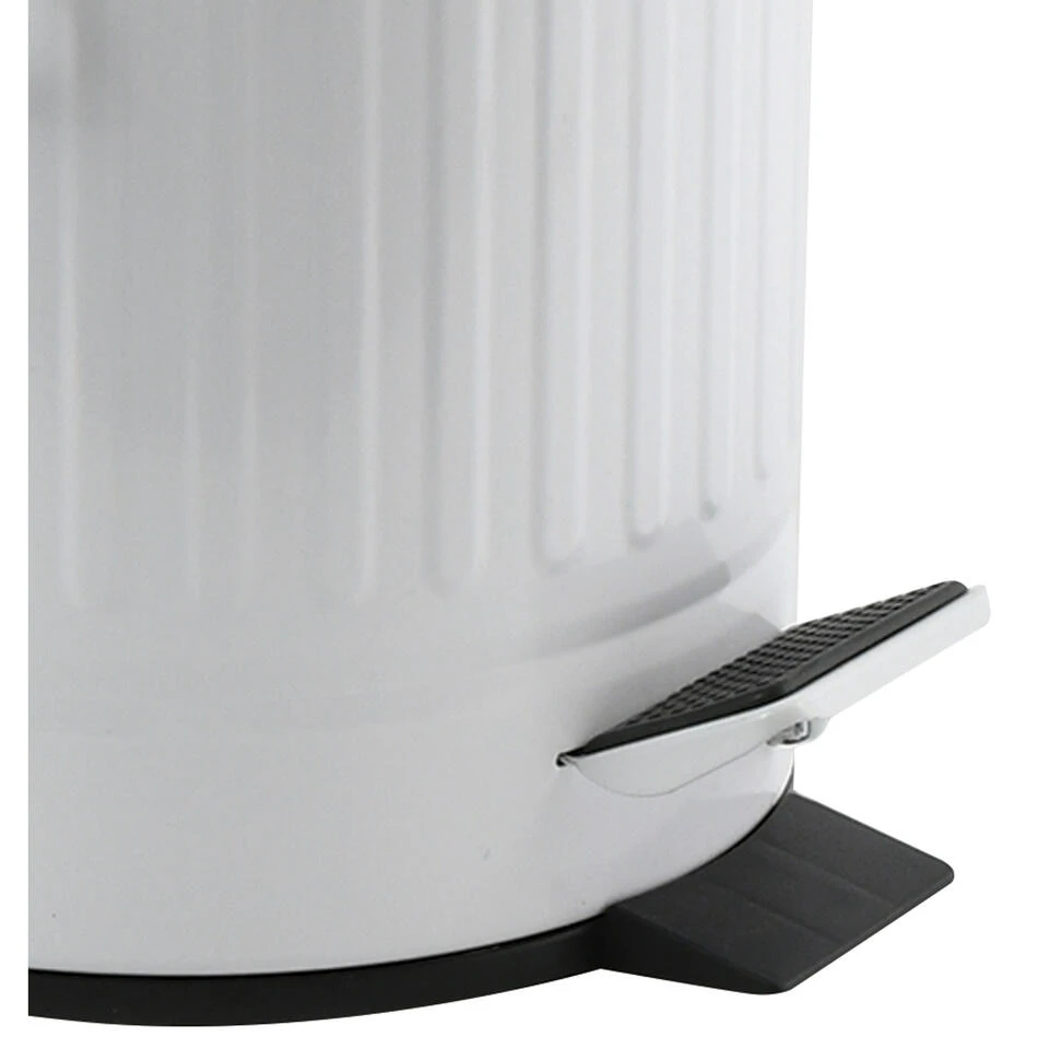 MSV Badkamer/toilet Pedaalemmer - Wit - 3L - 17 X 26 Cm - Toilet 4 MSV Badkamer/toilet Pedaalemmer - Wit - 3L - 17 X 26 Cm - Toilet - Afbeelding 2