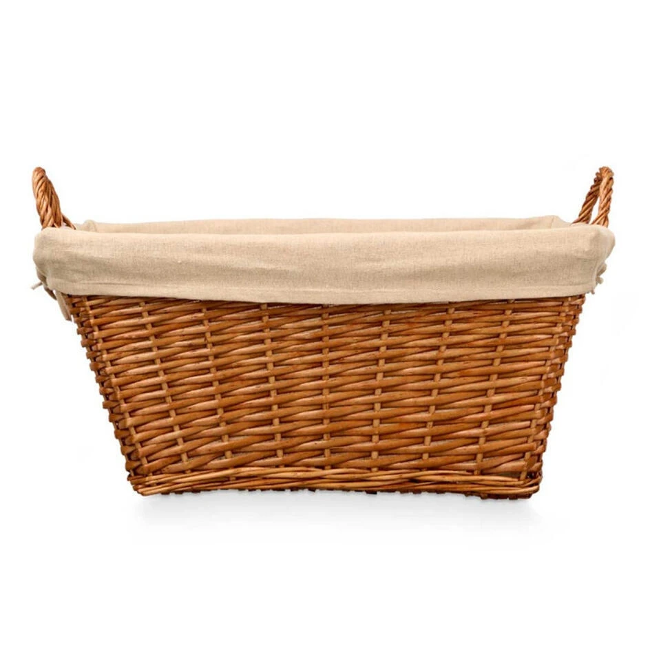 Merkloos Rieten Opberg Mand - Gevlochten Riet - Bruin - 65 X 43 X 35 Cm 5 Merkloos Rieten Opberg Mand - Gevlochten Riet - Bruin - 65 X 43 X 35 Cm - Afbeelding 3