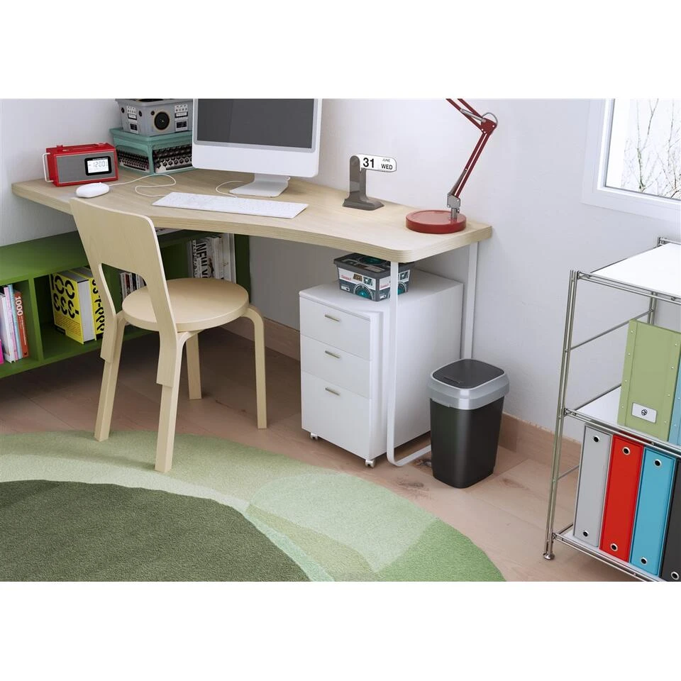 Kis Dual Swing Prullenbak - 10L - Zwart 4 Kis Dual Swing Prullenbak - 10L - Zwart - Afbeelding 2