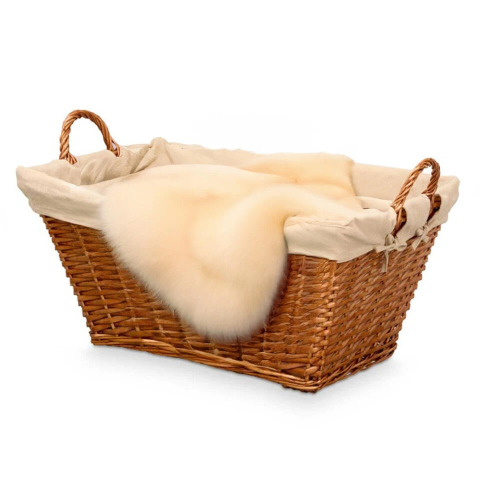 Merkloos Rieten Opberg Mand - Gevlochten Riet - Bruin - 65 X 43 X 35 Cm 4 Merkloos Rieten Opberg Mand - Gevlochten Riet - Bruin - 65 X 43 X 35 Cm - Afbeelding 2