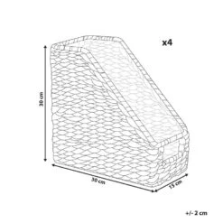 BAOLOC - Documentenmand Set Van 4 - Natuurlijk - Waterhyacint -Opbergmeubels Winkel cf5e0f8073874f0892049992235483e4