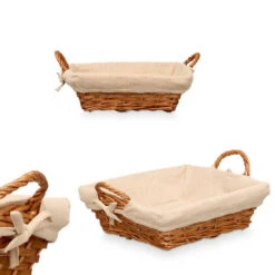 Merkloos Kipit Storage Rieten Mand - Gevlochten Riet - 35 X 28 X 13 Cm -Opbergmeubels Winkel d26f30ef78a542799e22c42b39564a80