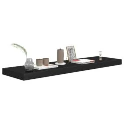 VidaXL - Wandschap - Zwart - MDF - 90 X 23.5 X 3.8 Cm -Opbergmeubels Winkel d8118b1d924e4dd2912c5b9c9c01e621
