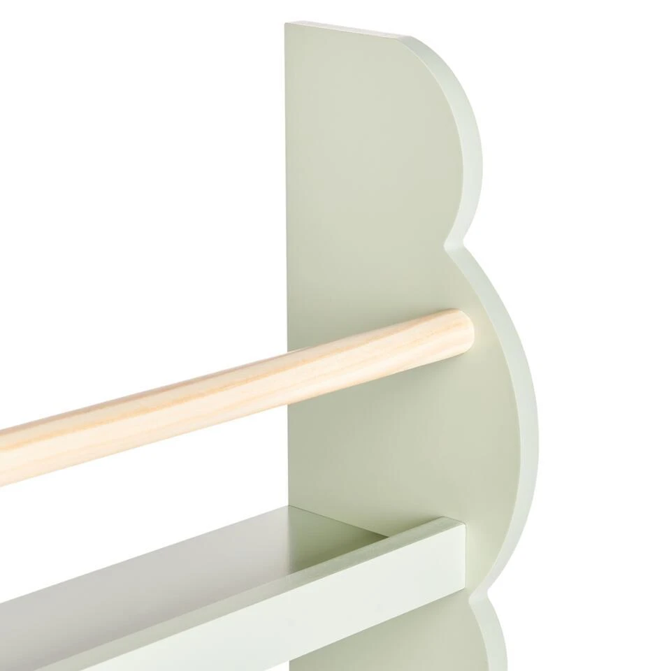 RIGOLET - Wandboekenplank - Lichtgroen - MDF 9 RIGOLET - Wandboekenplank - Lichtgroen - MDF - Afbeelding 7