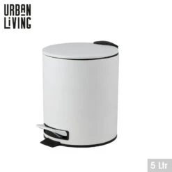 Urban Living Pedaalemmer Toulon - Ivoor Wit - 5L - Metaal -Opbergmeubels Winkel fe6009e2b1f142d486da328b5731e9cb